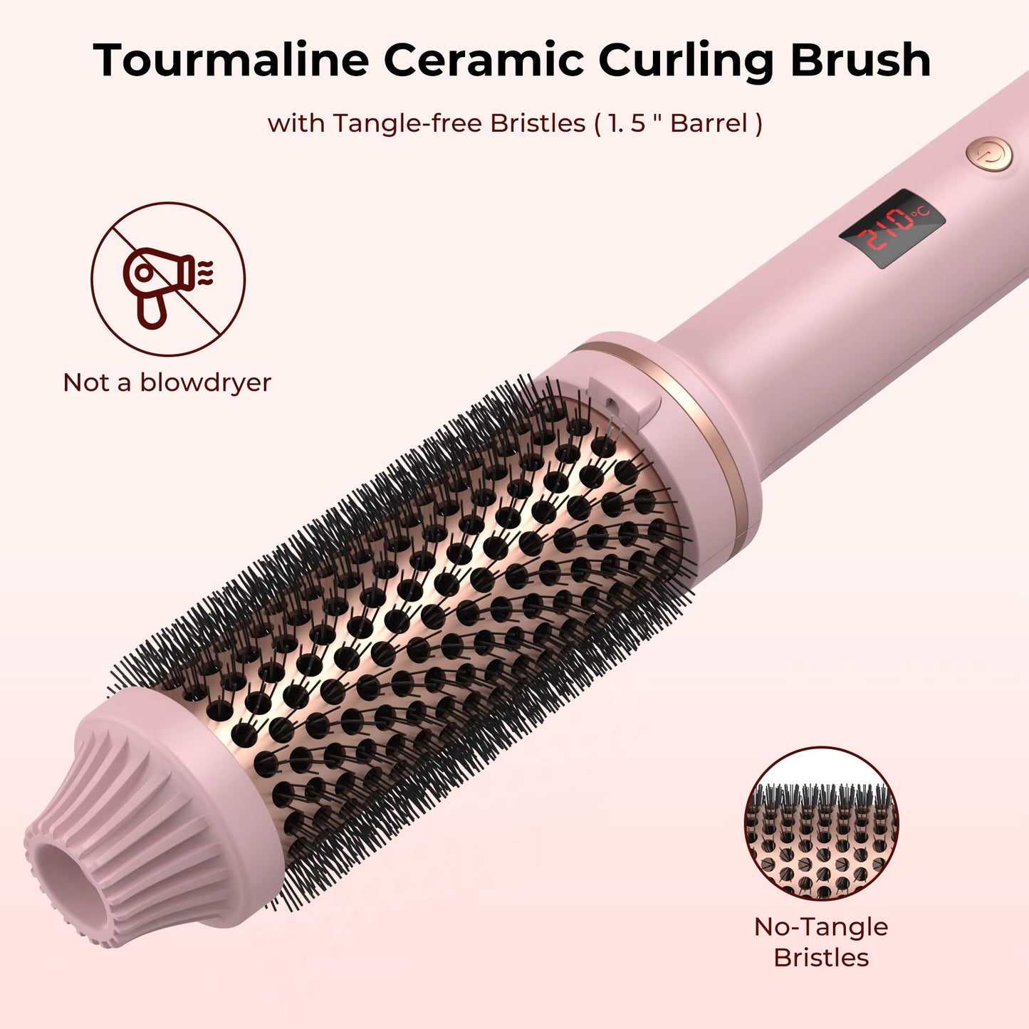 LumiBrush | Verwarmde Ronde Borstel